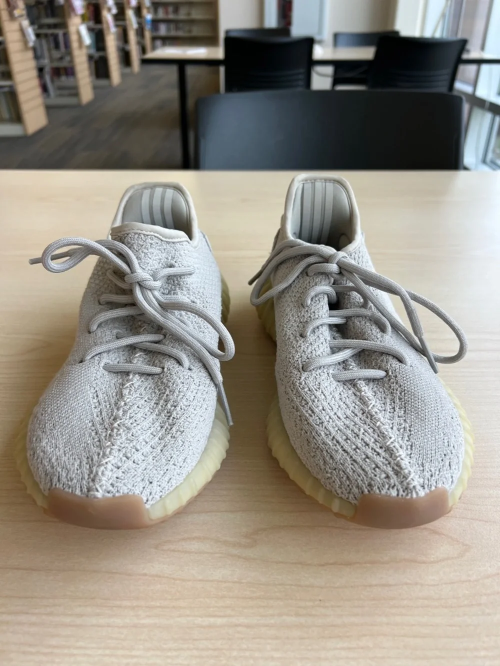 YEEZY x Adidas 350 V2 sesame sneakers neutral modern futuristic streetwear 6.5 - Picture 3 of 12